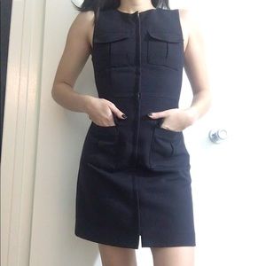Navy Blue dress with pockets